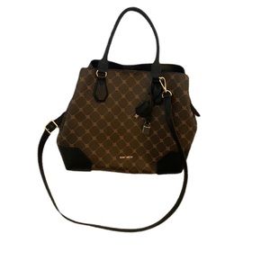 Nine West Brooklyn Jet Set carryall satchel bag